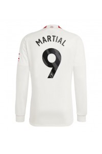 Manchester United Anthony Martial #9 Jalkapallovaatteet Kolmaspaita 2023-24 Pitkähihainen